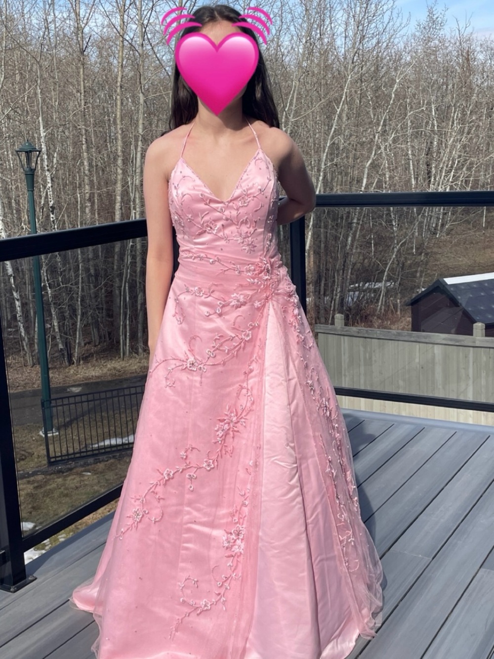 Y2K princess fairycore puffy beaded embroidered halter prom dress/gown/quince